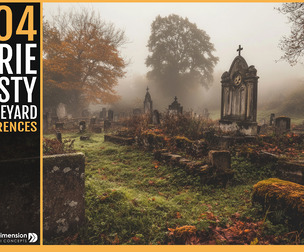404 Eerie Misty Graveyard