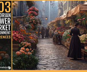 Victorian Flower Market environment