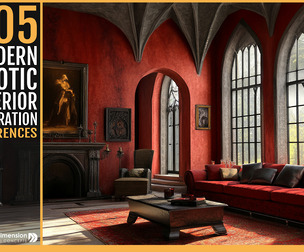 505 Modern Gothic Interior Decoration