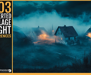 303 Deserted Village at Night