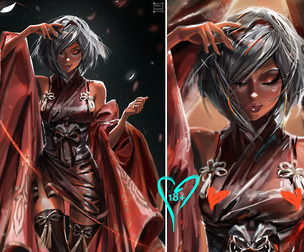 Stellar Blade X NieR Automata: 2B wearing kimono+All versions.
