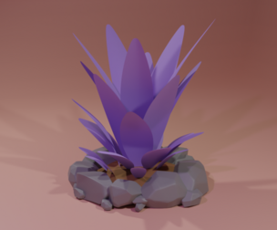 Purple Ground Plant