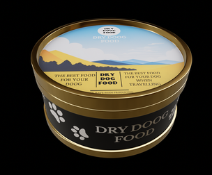 Dry Dog Food - PBR Realistic - High Poly 3D