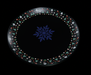 Festive accessories-Festive Serving Tray-PBR