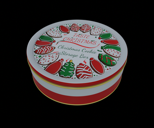 Gift Packaging-Christmas Gift Tin-PBR Low-poly