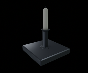 Candles and candleholders