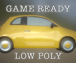 Small Car PBR Game Ready