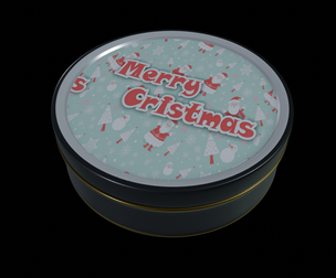 Gift Packaging-Christmas Gift Tin-PBR