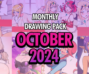 Monthly drawing pack - OCTOBER 2024