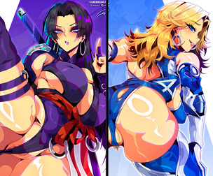 Pylocke X Invisible Woman Duo pack!