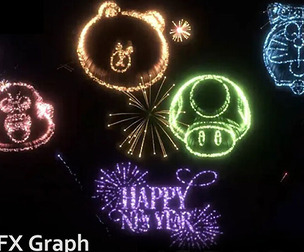 Unity VFX Graph：Image Fireworks