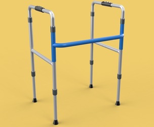 ADJUSTABLE WALKER ZIMMER WALKING FRAME STANDING MOBILITY AID
