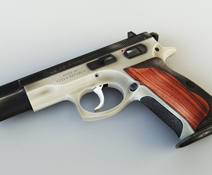CZ 75 Low Poly v 1 3d Model