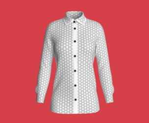 Ladies White Print Shirt  | Marvelous | Blender