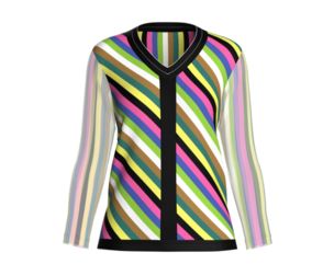 Long Sleeve V Neck Tops  | Marvelous | Blender