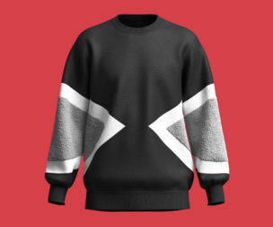 Mens Black and Gray Sweatshirt  | Marvelous | Blender
