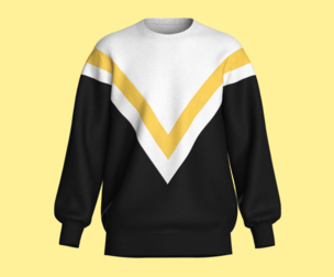Mens Black And White Sweatshirt  | Marvelous | Blender