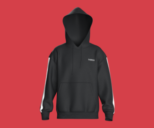 Mens Black Hoodie | Marvelous | Blender