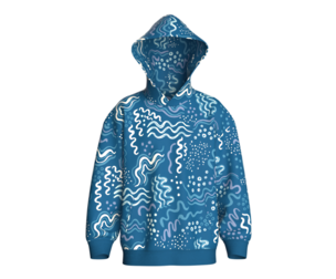 Mens Hoodie without cord-Shoreline | Marvelous | Blender