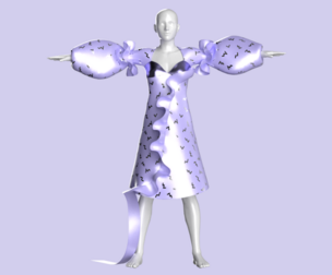Ladies Puffy Party Dress With Genesis 8  | Marvelous | Blender
