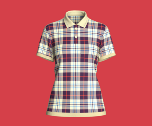 Ladies Striped Polo  | Marvelous | Blender