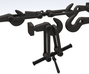 Railway Screwlink coupling arm