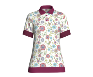 Ladies Print Polo Shirt  | Marvelous | Blender
