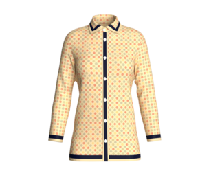 Ladies Print Shirt V3  | Marvelous | Blender
