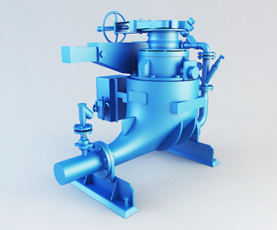 Ash Vessel GA Pump 3d Model