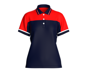 Ladies Red and Blue Polo | Marvelous | Blender