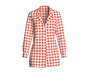 Ladies Red Striped Print Shirt  | Marvelous | Blender