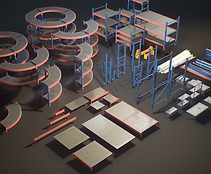 Storage Rack Collection - [Modular]