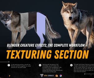 Blender Creature Effects Tutorial - Texturing Section