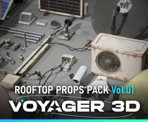 Rooftop Props Pack Vol 01