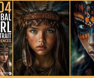 404 Tribal Girl Portrait