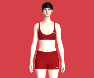 Ladies Bralette With Shorts  | Marvelous | Blender
