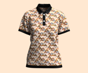 Ladies Printed Polo Tops V2  | Marvelous | Blender