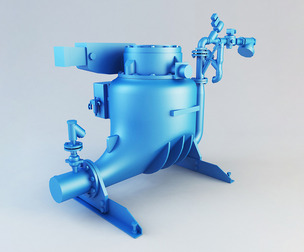 Ash Vessel PN Pump 3d Model