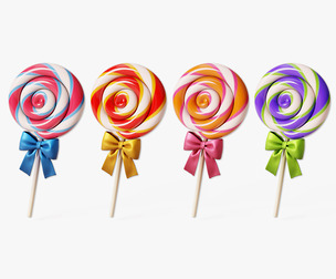 Swirl Lollipop Stylized