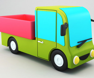 Truck V 1 3d Model