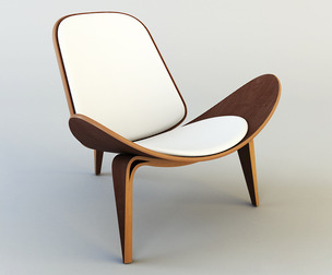 Shell Chair 3d Model