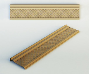 Moulding v 2 3d Model