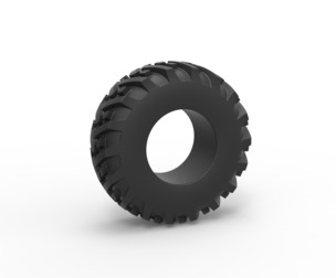 Tractor tire 31 Scale 1:25