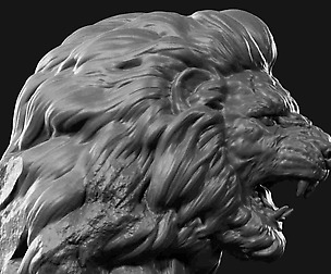 Lion face