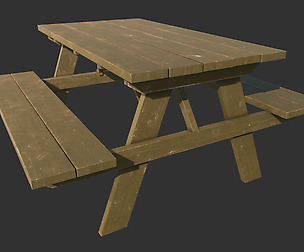 Picnic Park Bench