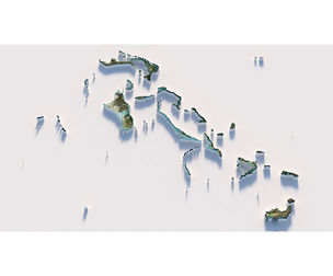 Bahamas Terrain Map