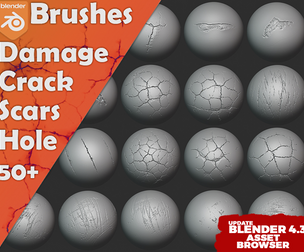 Damage Brushes For Blender