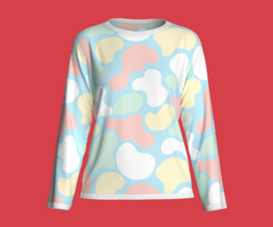 Girls-clouds Camo Tops  | Marvelous | Blender