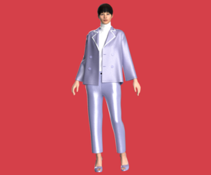 Girls-Jacket With Pant Outfit  | Marvelous | Blender