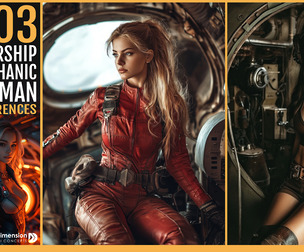 303 Starship Mechanic Woman